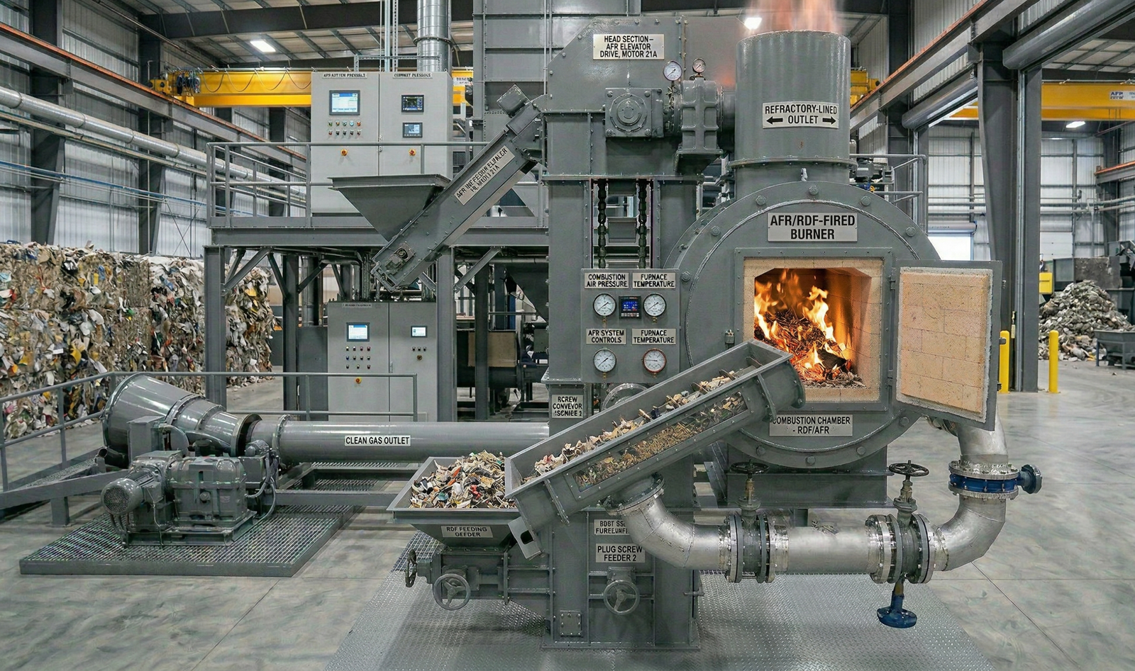 Hot Gas Generator – AFR/RDF Fired